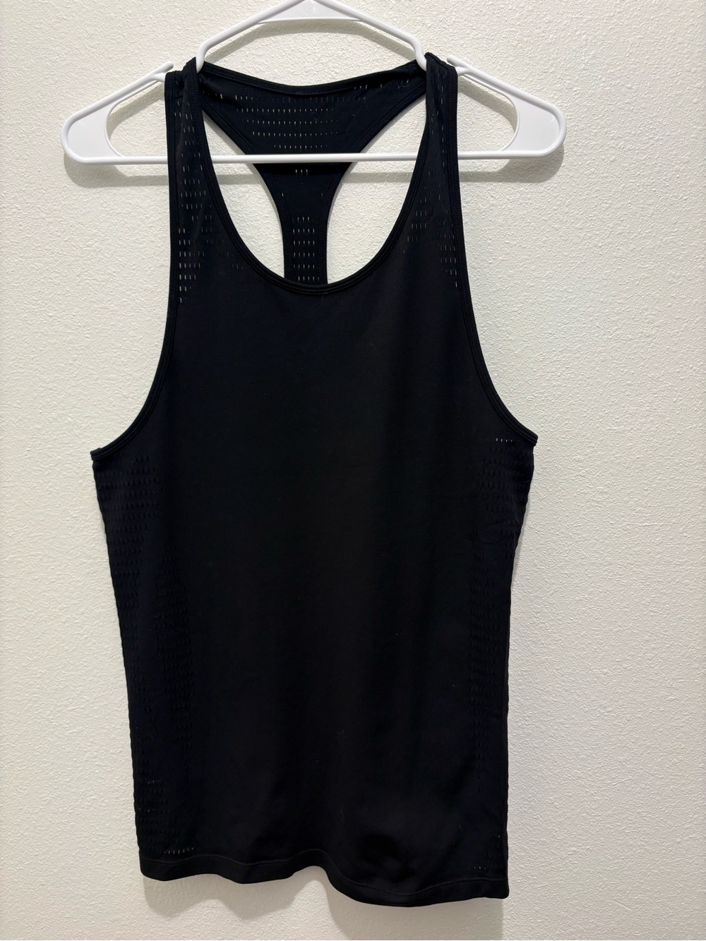 Women's Black Racerback Muscle Tank Top - Performance Fit